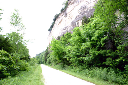 Limestone Cliffs near Rocheport